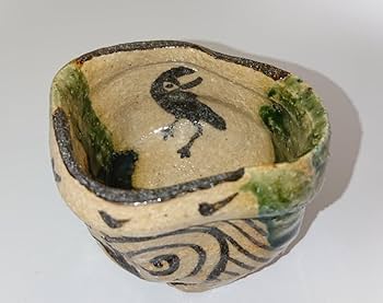 鈴木五郎 織部 ぐい呑 鈴木五郎／鳴海織部ぐい呑 SUZUKI Goro / Narumioribe guinomi